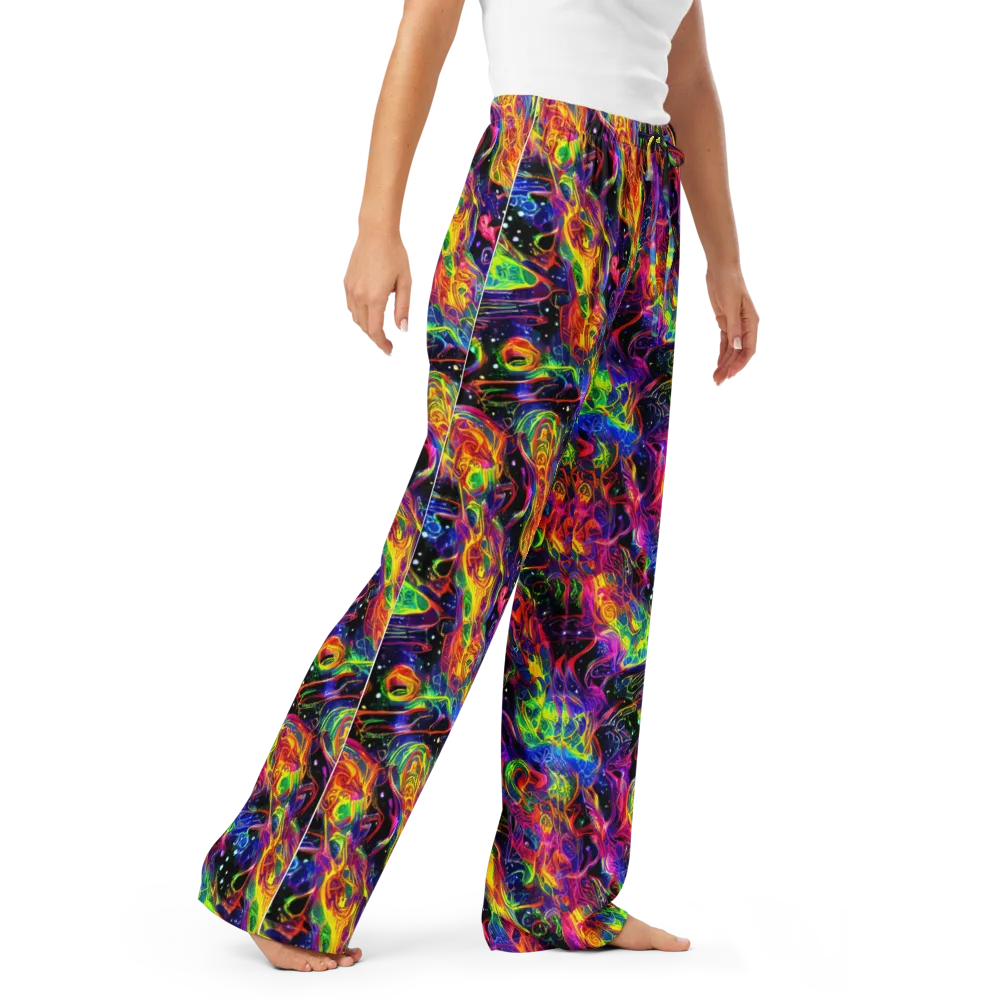 Hypercolor Dreamscape on Women's Pajama Pants — Right Front