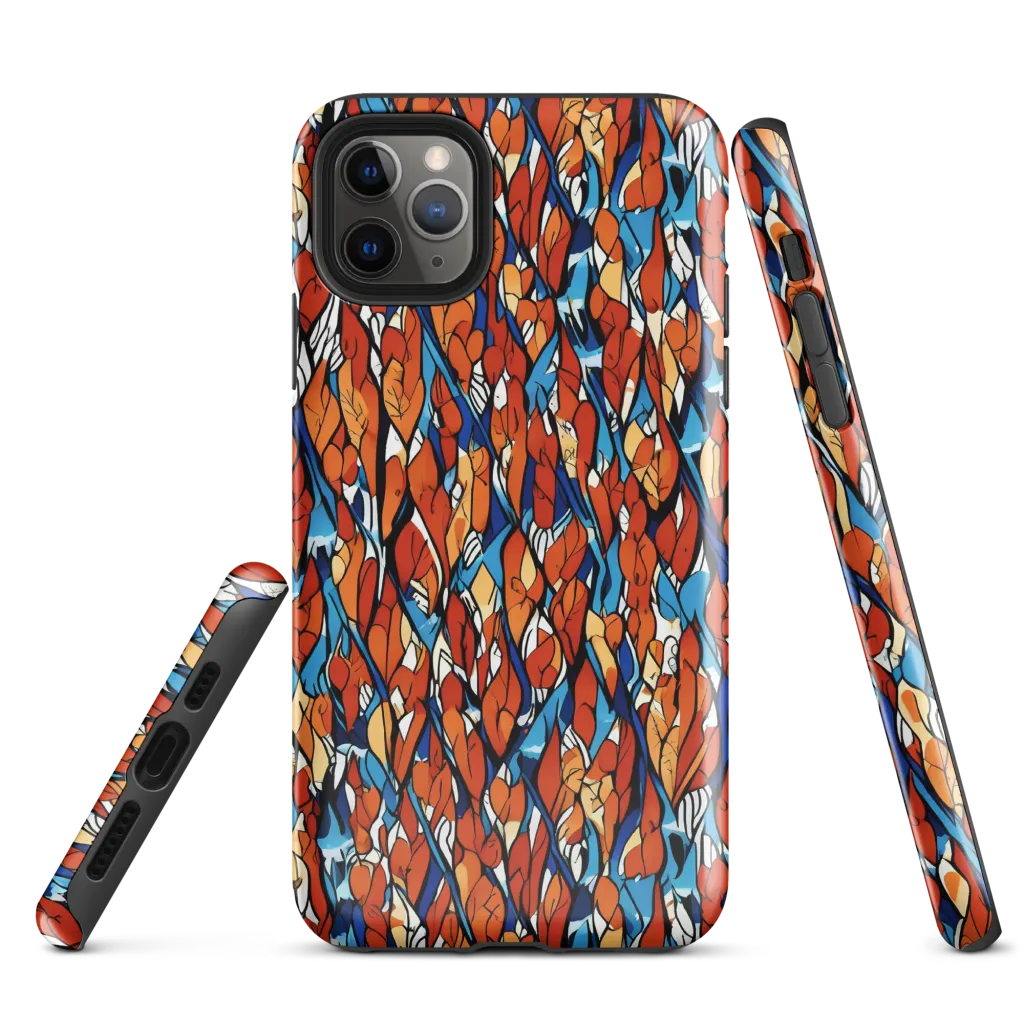 Cobalt Poppy on Tough Case for iPhone® — Front