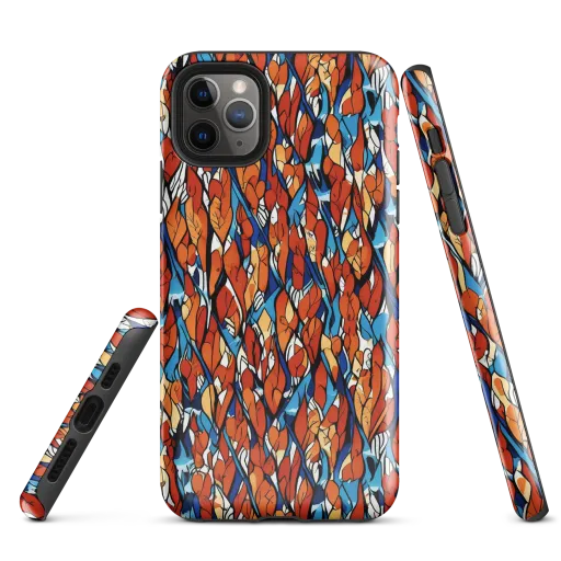 Cobalt Poppy on a Tough Case for iPhone®