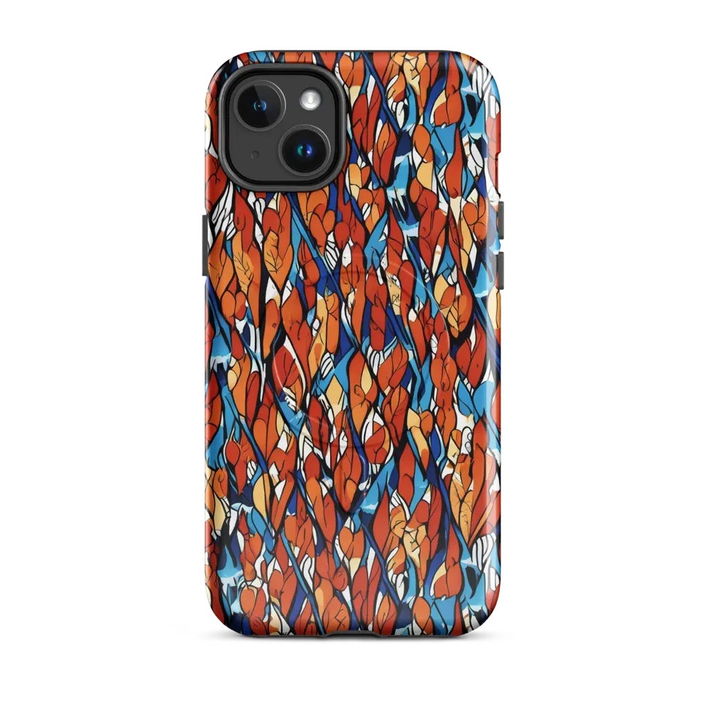 Cobalt Poppy on MagSafe Tough Case for iPhone® — Front