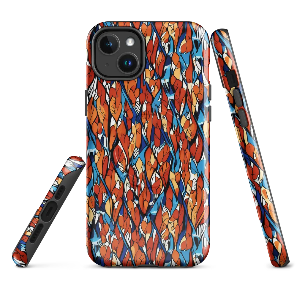Cobalt Poppy on MagSafe Tough Case for iPhone® — Front
