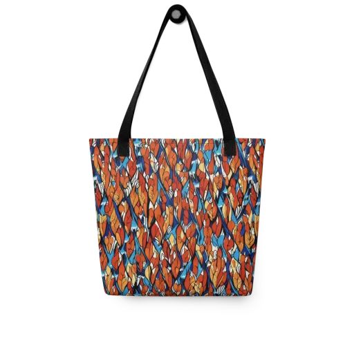 Cobalt Poppy on a Tote Bag
