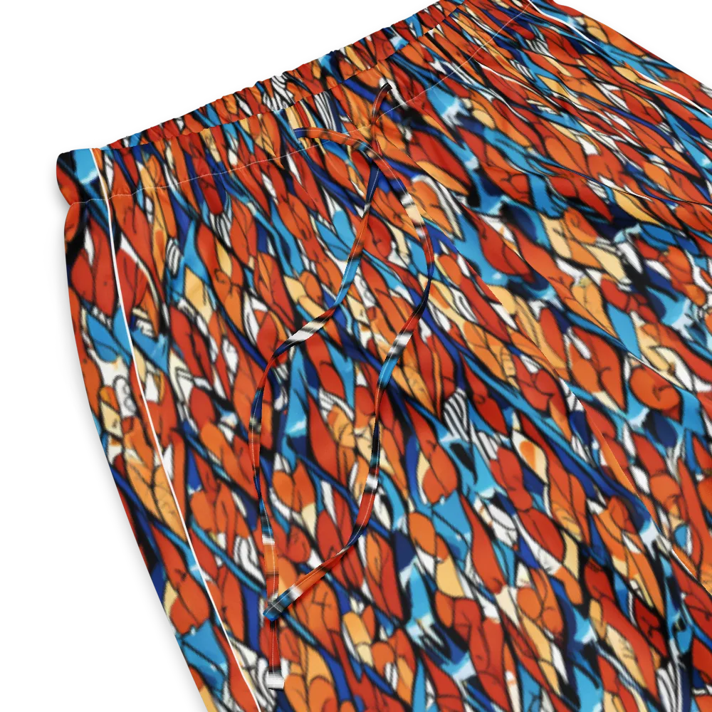 Cobalt Poppy on Women's Pajama Pants — Product details