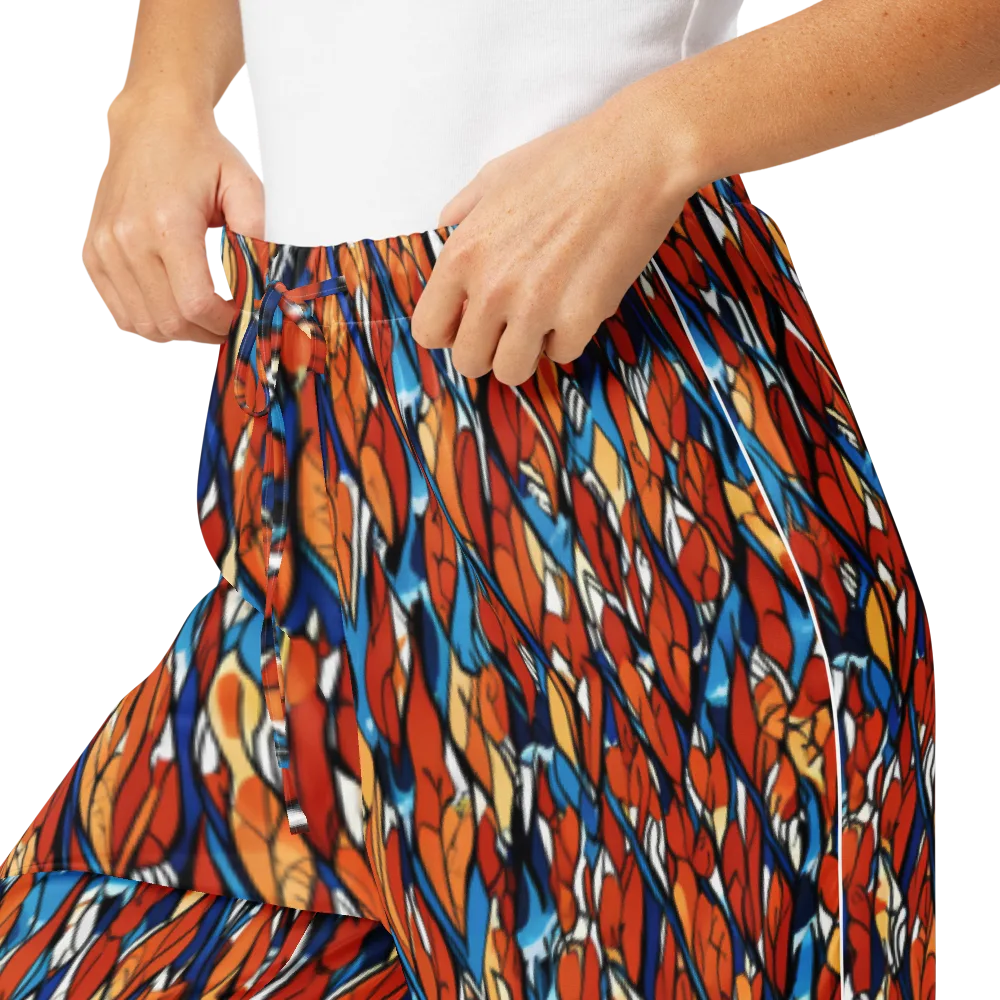 Cobalt Poppy on Women's Pajama Pants — Product details