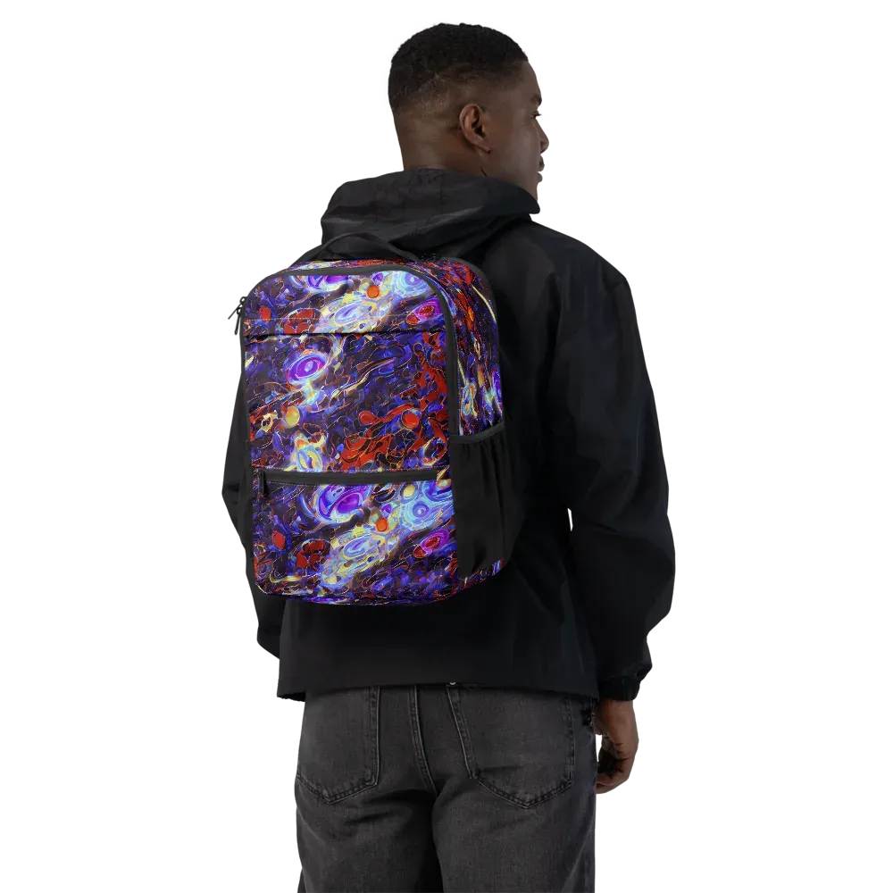 Stellar Molten on Utility Backpack — Back