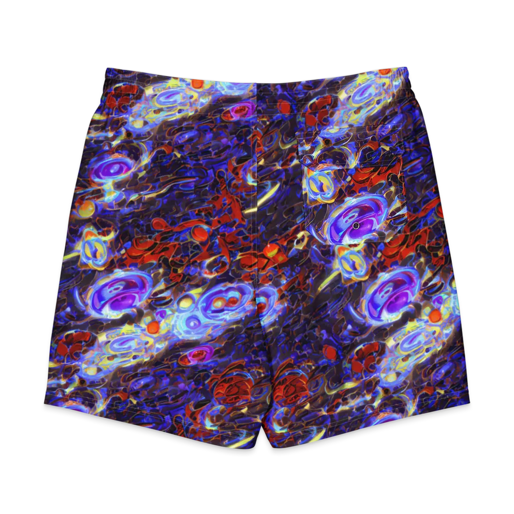 Stellar Molten on Men's Board Shorts — Back