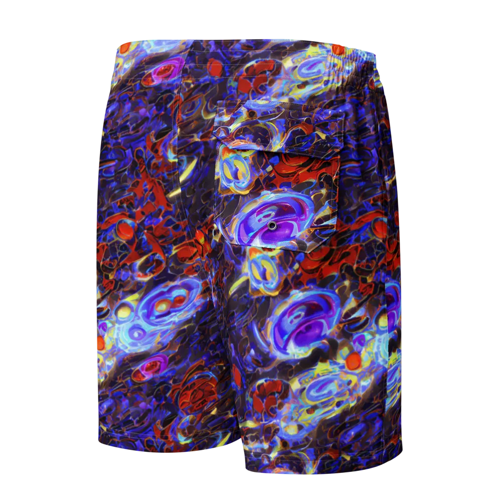 Stellar Molten on Men's Board Shorts — Back