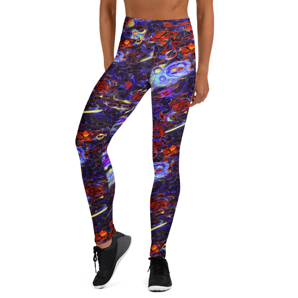 Stellar Molten on Yoga Leggings — Front