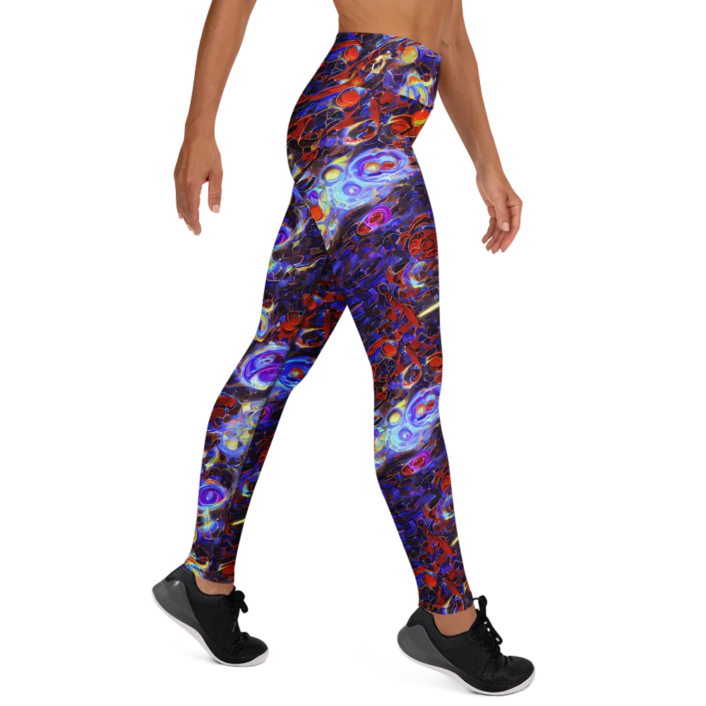 Stellar Molten on Yoga Leggings — Right