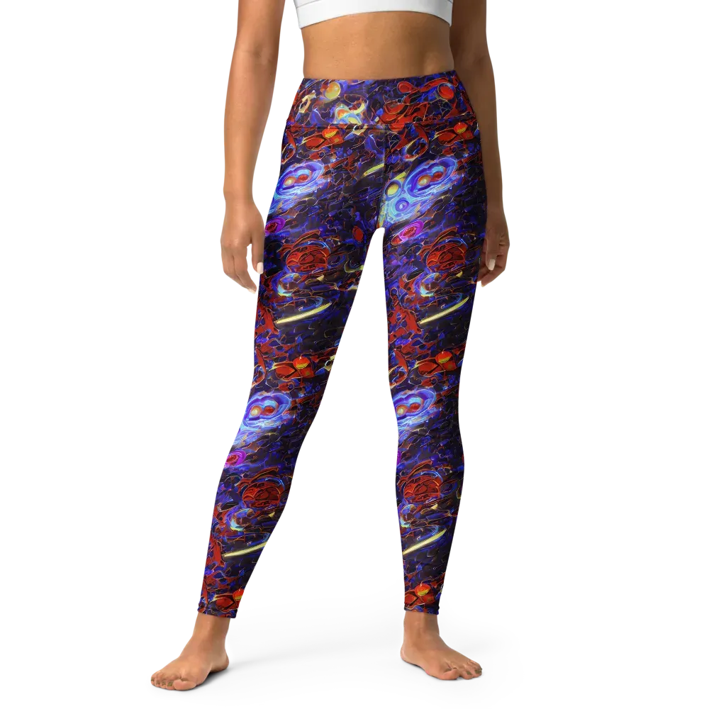 Stellar Molten on Yoga Leggings — Front