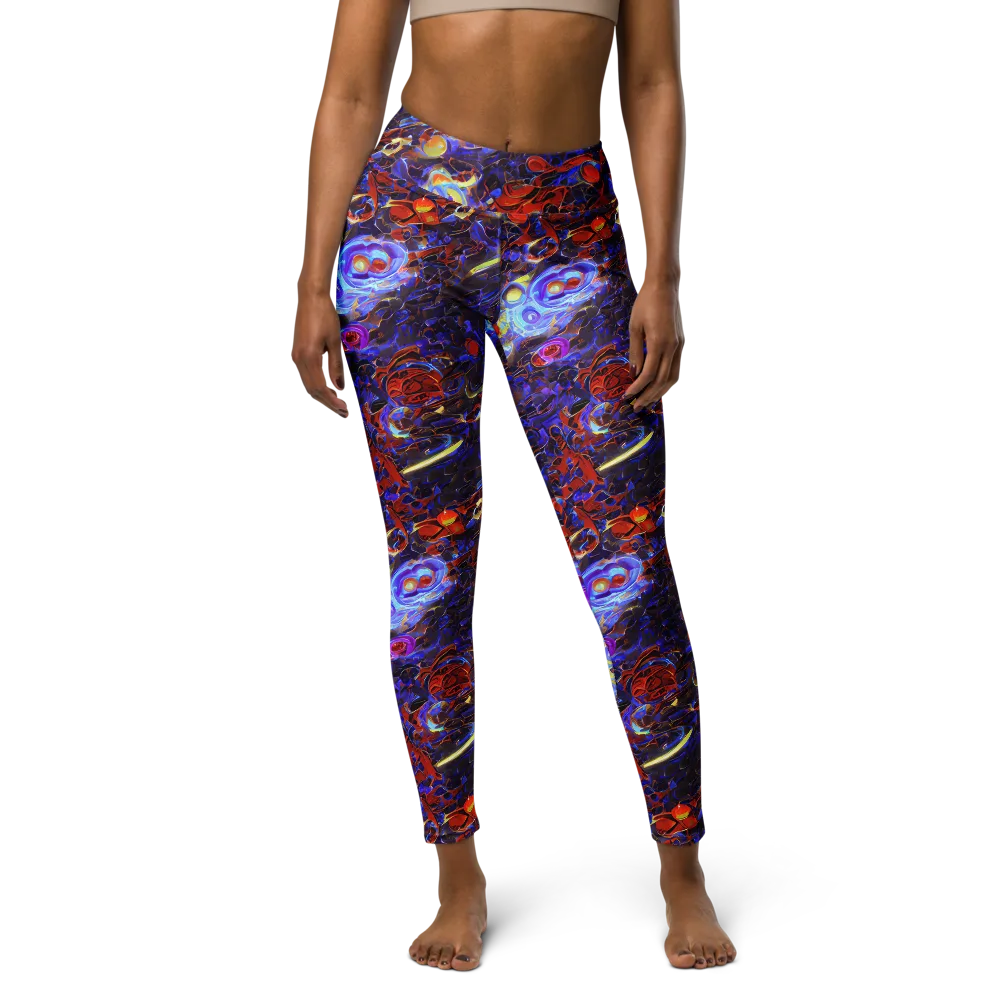 Stellar Molten on Yoga Leggings — Front