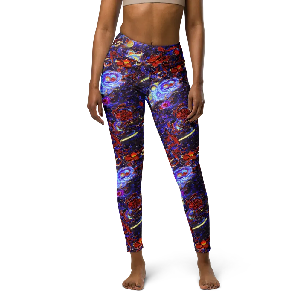 Stellar Molten on Yoga Leggings — Front