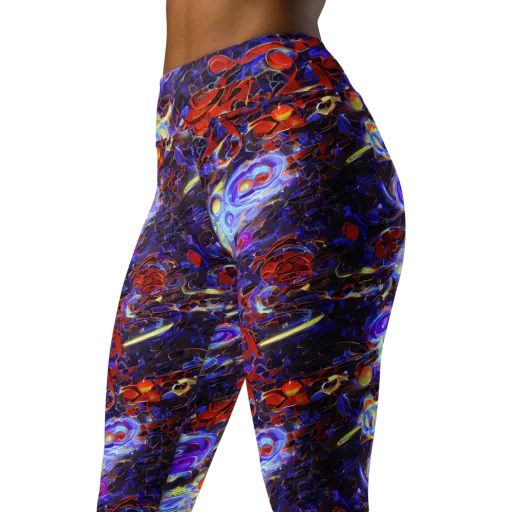 Stellar Molten on a Yoga Leggings