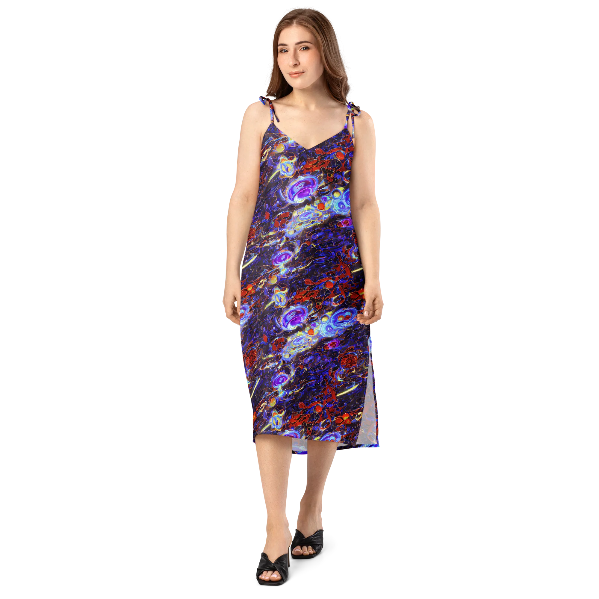 Stellar Molten on Slip Dress — Front