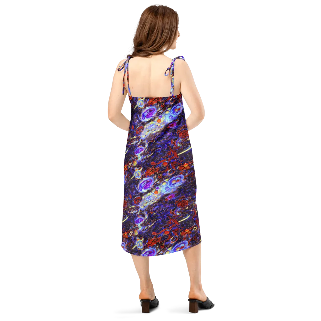 Stellar Molten on Slip Dress — Back