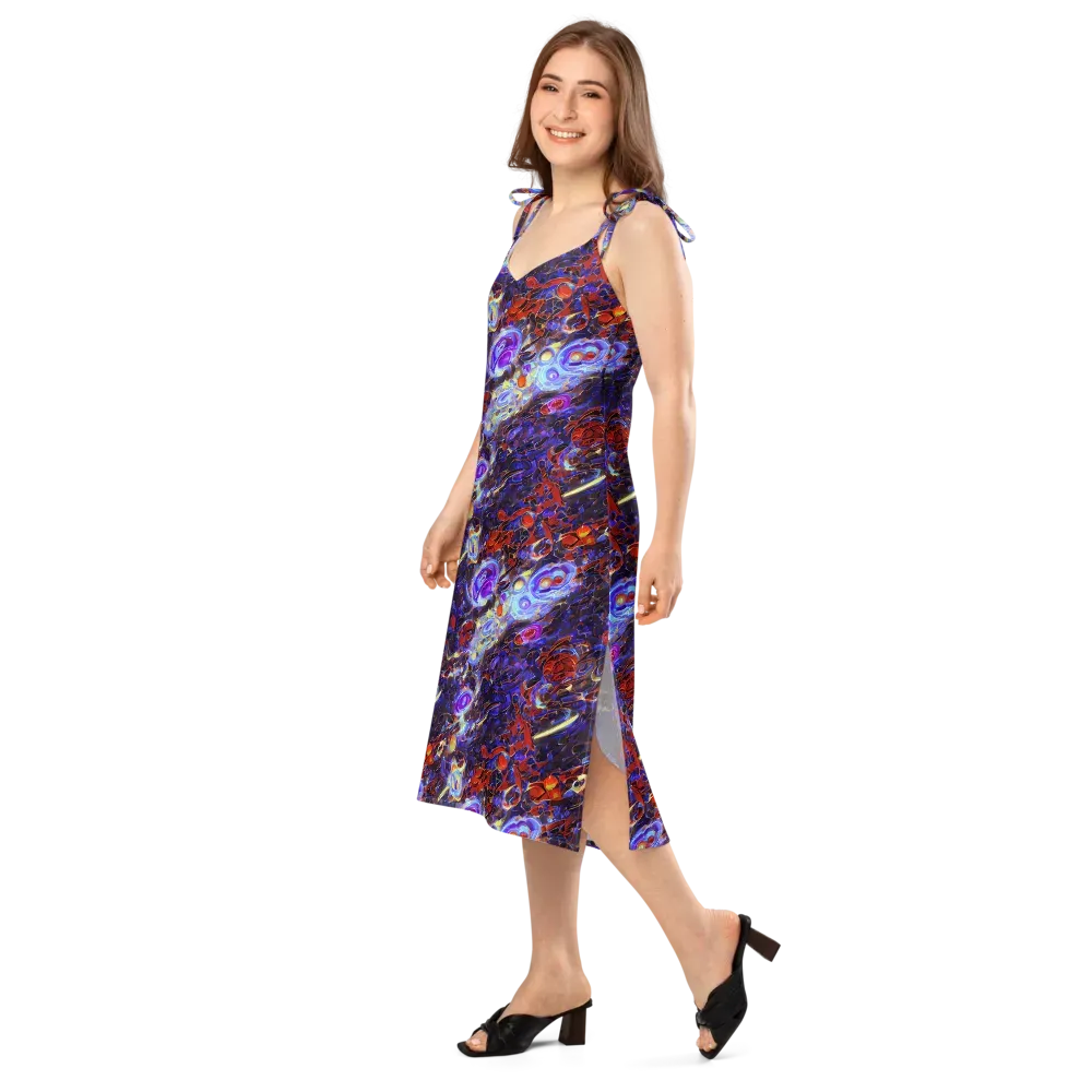 Stellar Molten on Slip Dress — Left Front