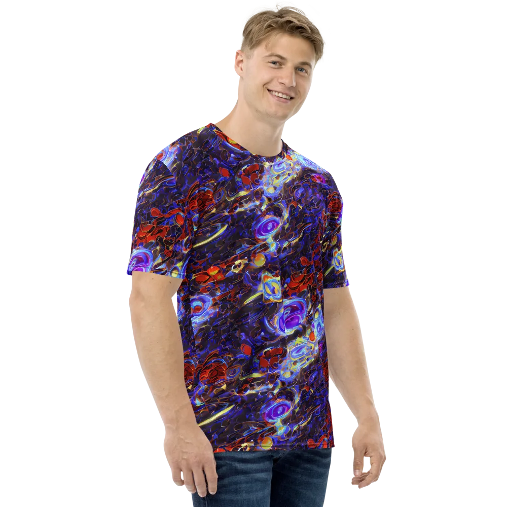 Stellar Molten on Men's Crew Neck T-Shirt — Right