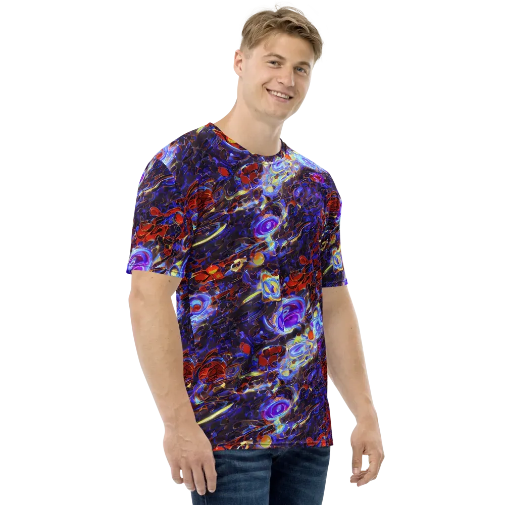Stellar Molten on Men's Crew Neck T-Shirt — Right