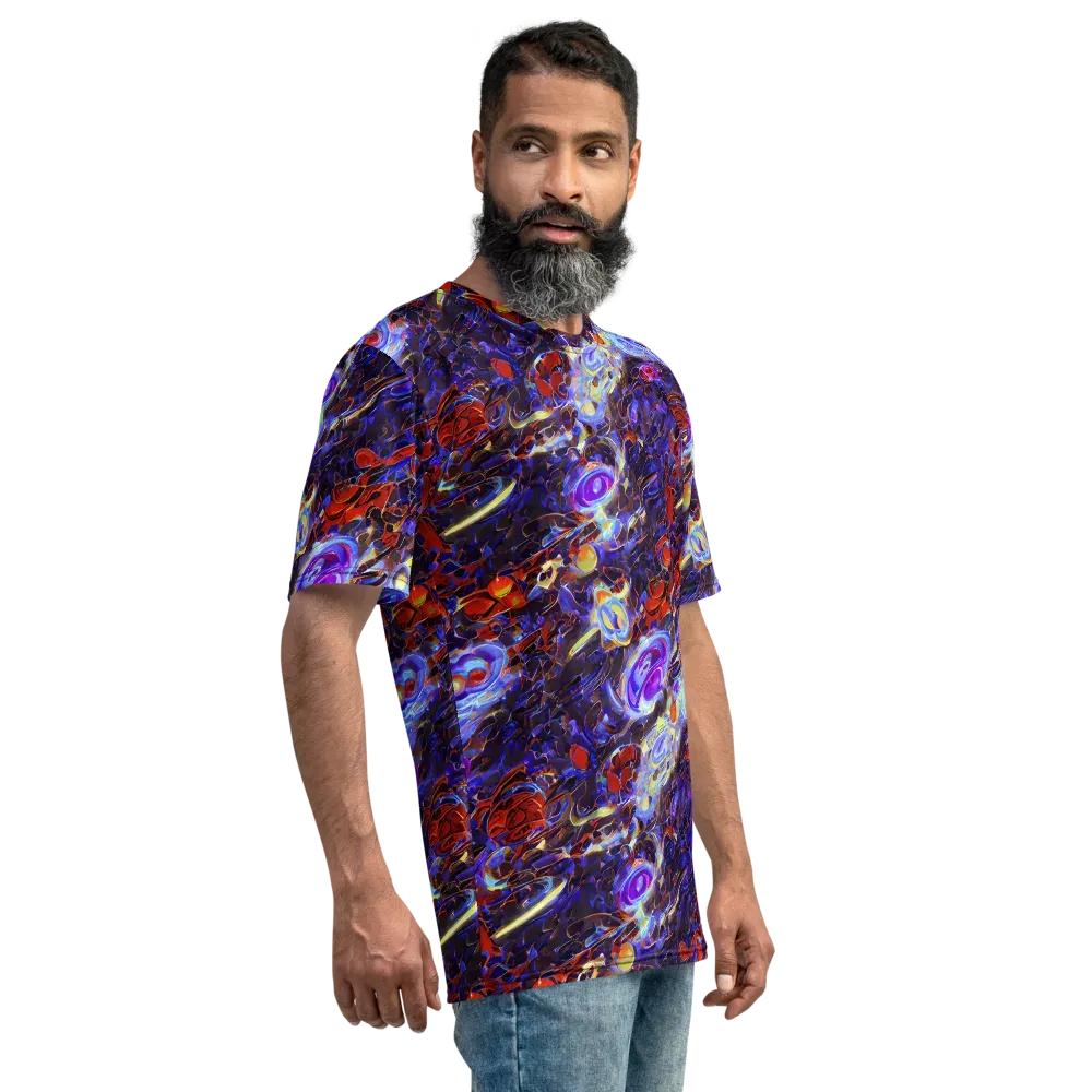 Stellar Molten on Men's Crew Neck T-Shirt — Right