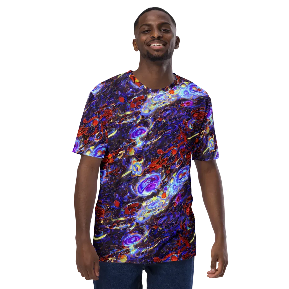 Stellar Molten on Men's Crew Neck T-Shirt — Front