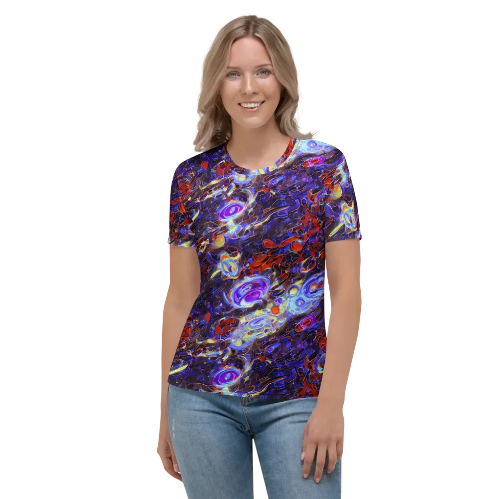 Stellar Molten on Women's Crew Neck T-Shirt — Front