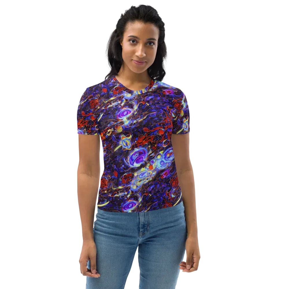 Stellar Molten on Women's Crew Neck T-Shirt — Front