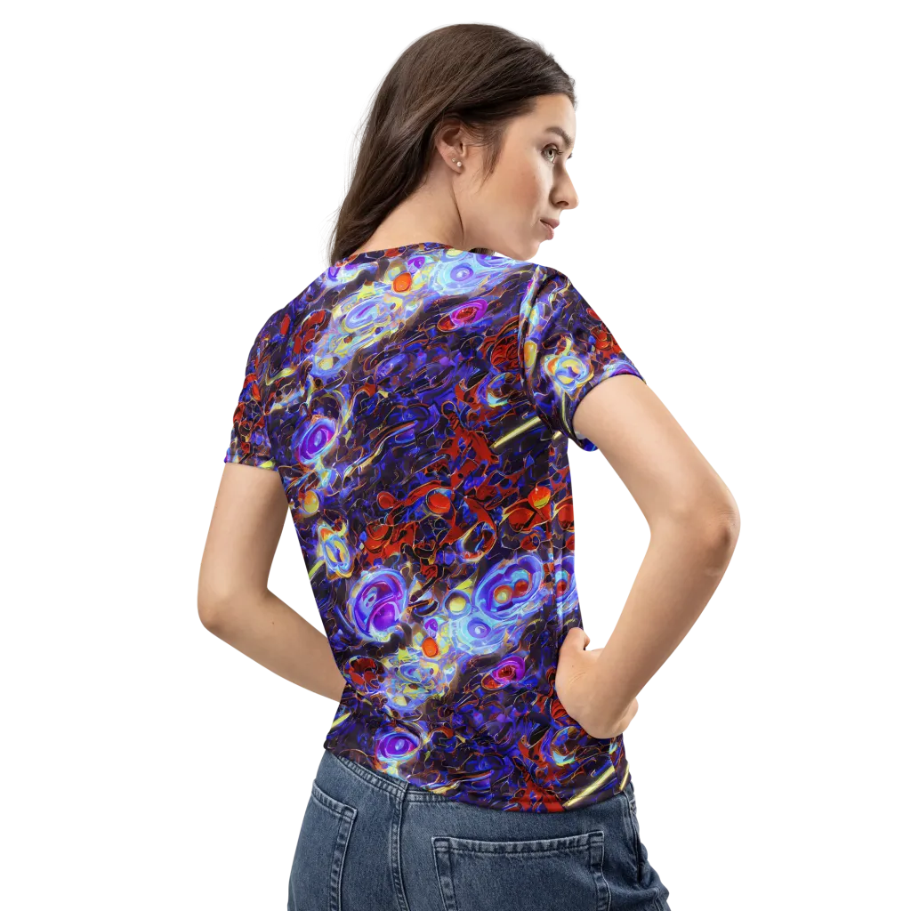 Stellar Molten on Women's Crew Neck T-Shirt — Back