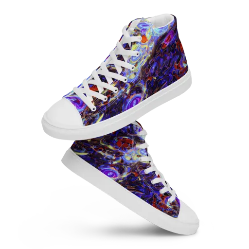 Stellar Molten on a Women's High Top Canvas Shoes