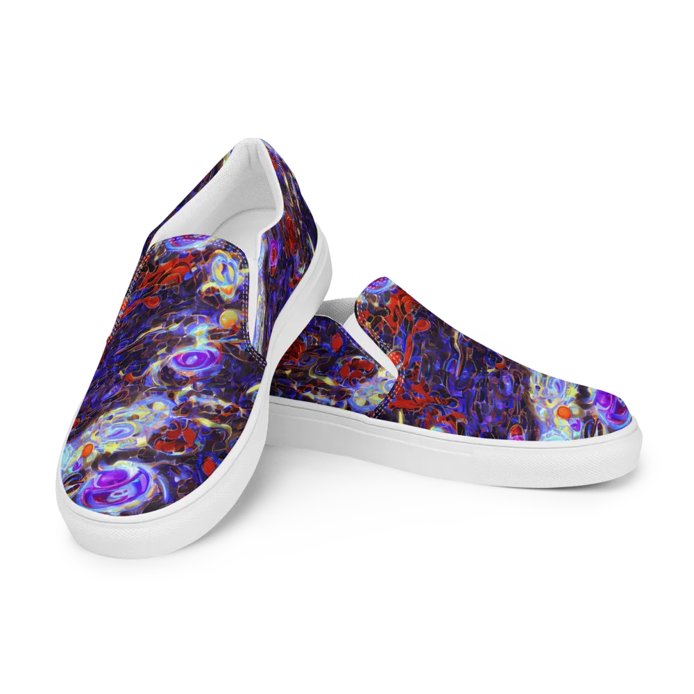 Stellar Molten on Men's Slip-On Canvas Shoes — Left Front