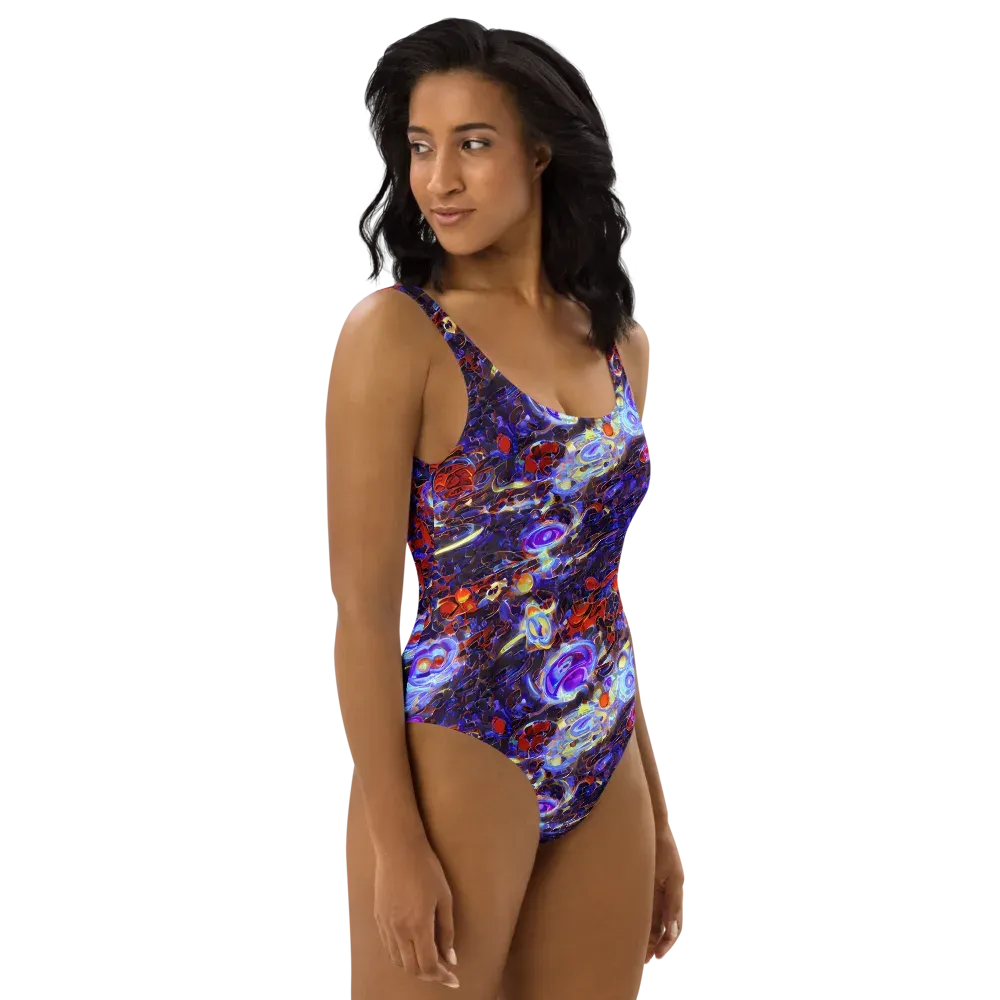 Stellar Molten on One-Piece Swimsuit — Right