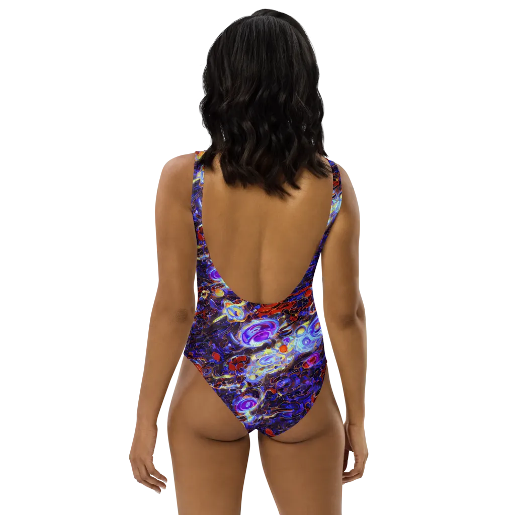 Stellar Molten on One-Piece Swimsuit — Back