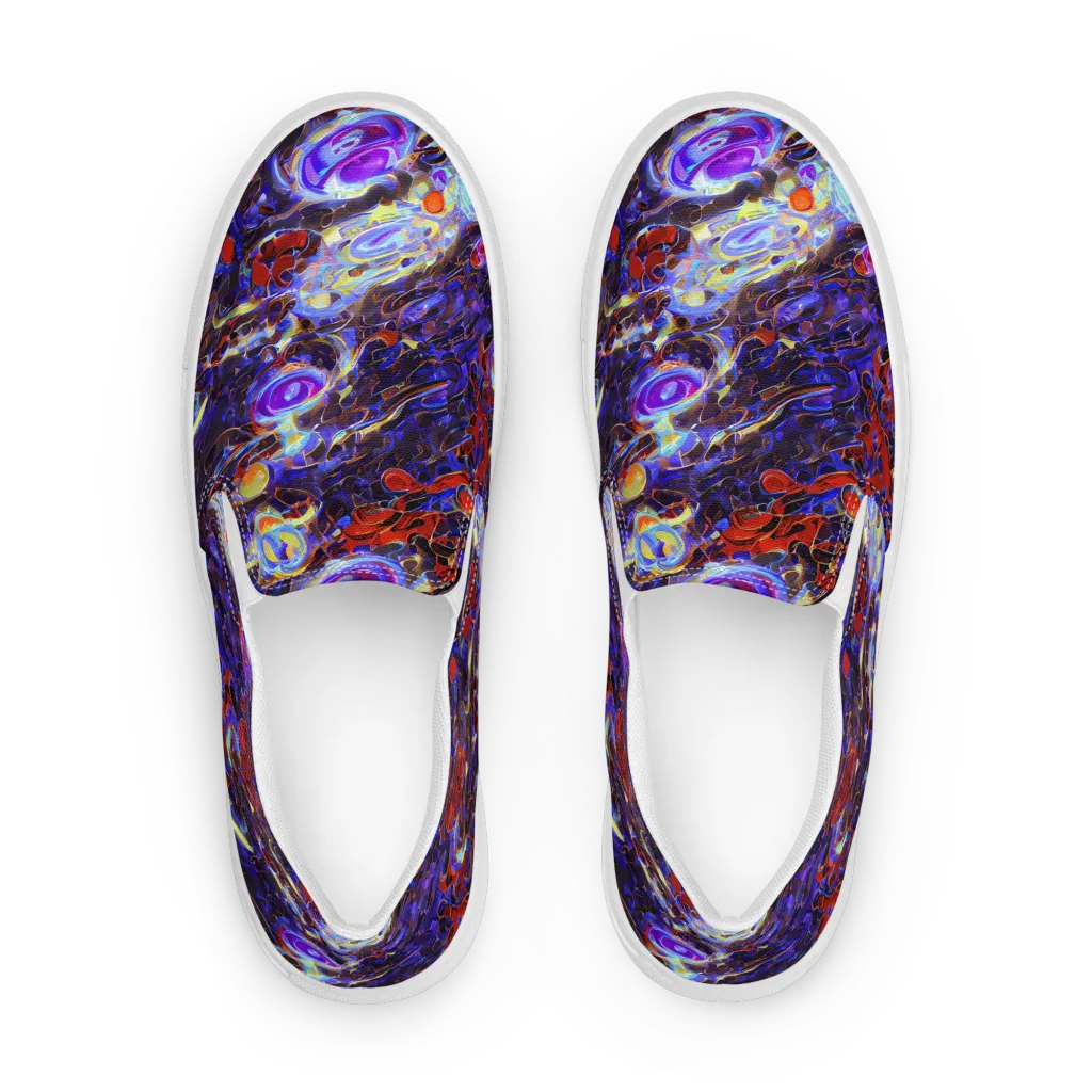 Stellar Molten on Women's Slip-On Canvas Shoes — Front