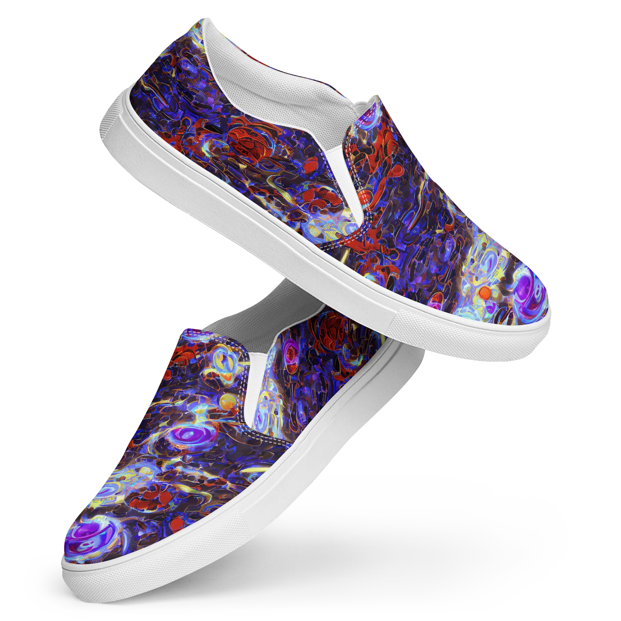 Stellar Molten on Women's Slip-On Canvas Shoes — Front