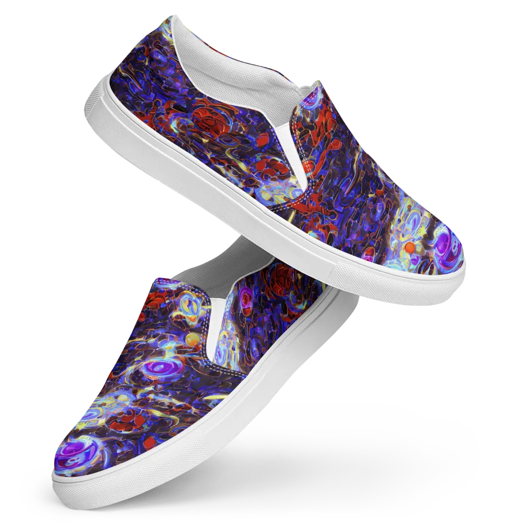 Stellar Molten on Women's Slip-On Canvas Shoes — Front