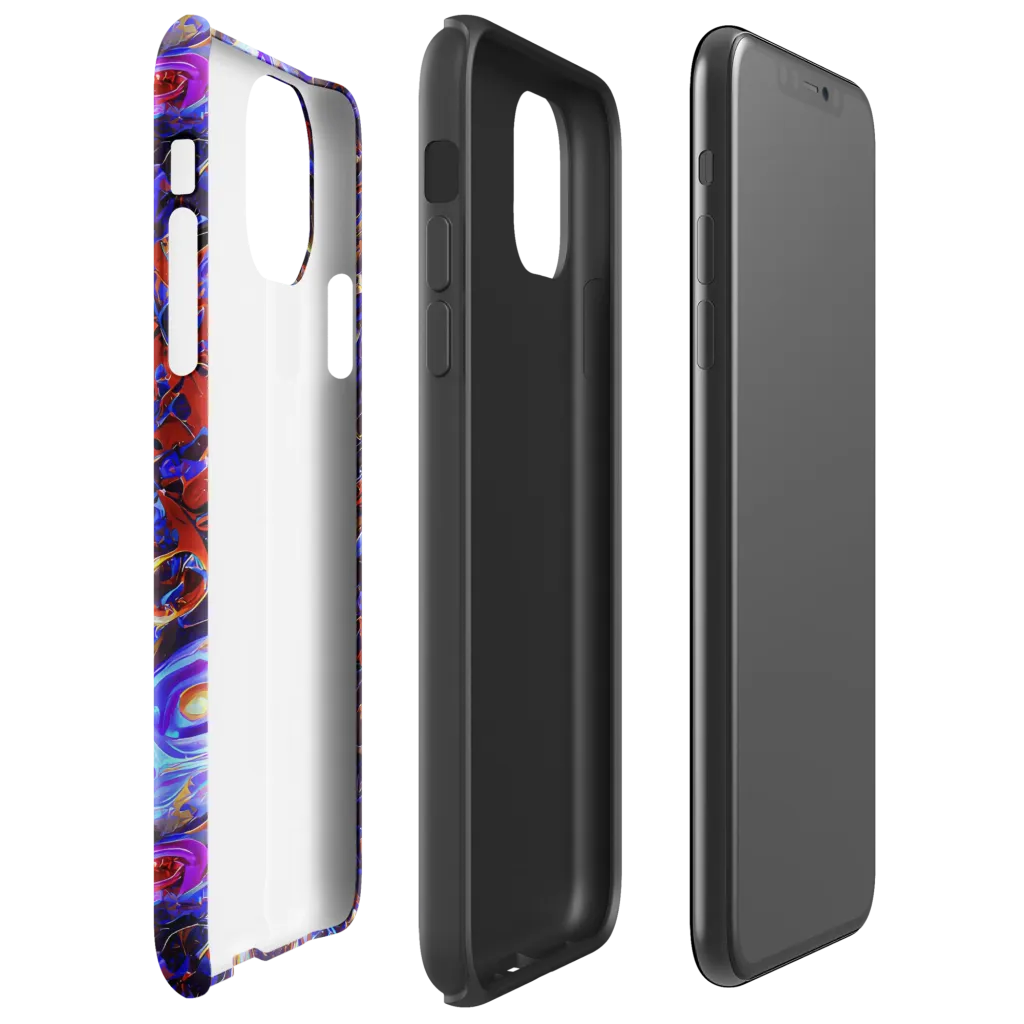 Stellar Molten on Tough Case for iPhone® — Right