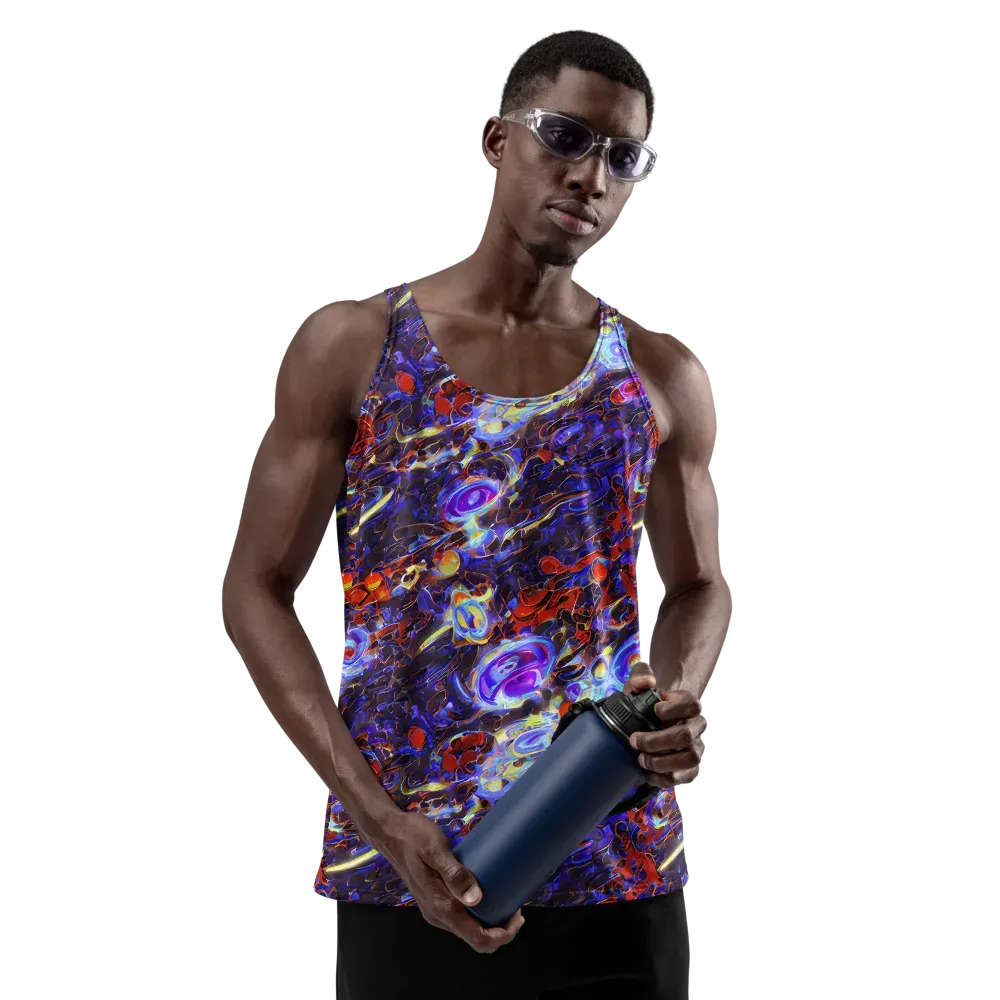 Stellar Molten on Men's Tank Top — Front
