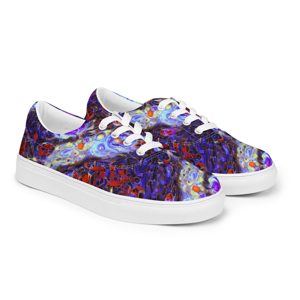 Stellar Molten on Men's Lace-Up Canvas Shoes — Right Front
