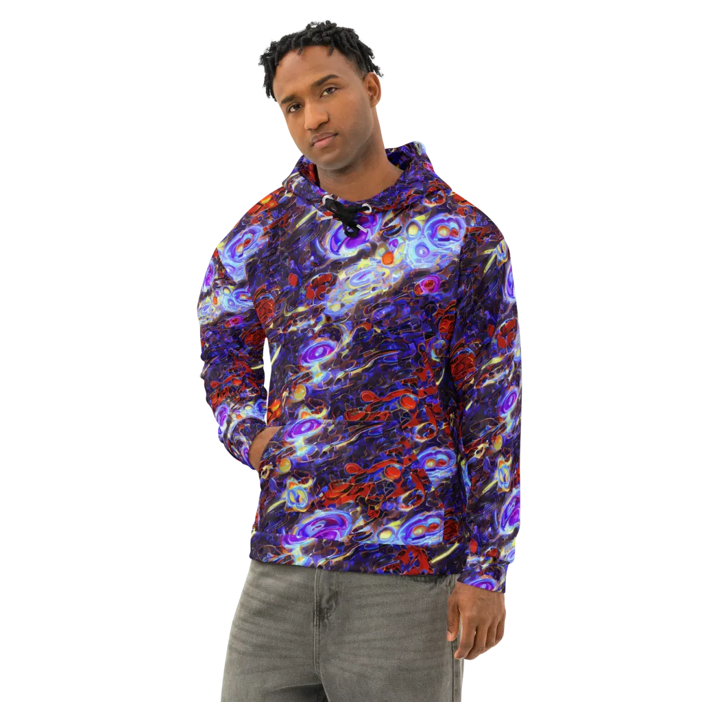Stellar Molten on Cotton Hoodie — Left Front