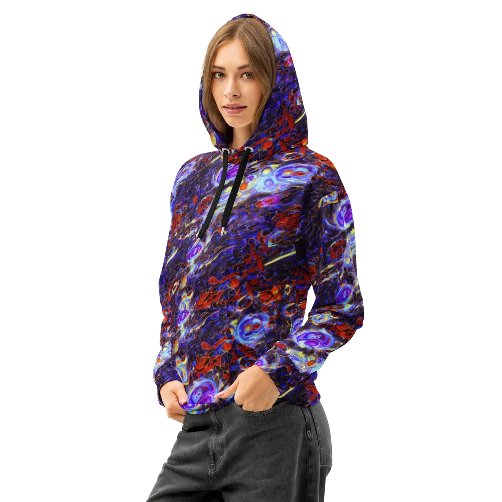 Stellar Molten on Cotton Hoodie — Left Front