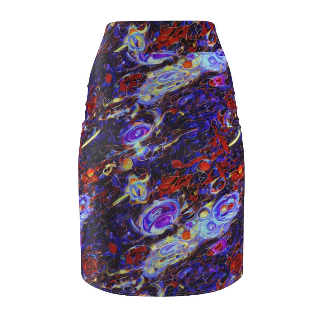 Stellar Molten on Pencil Skirt — Back