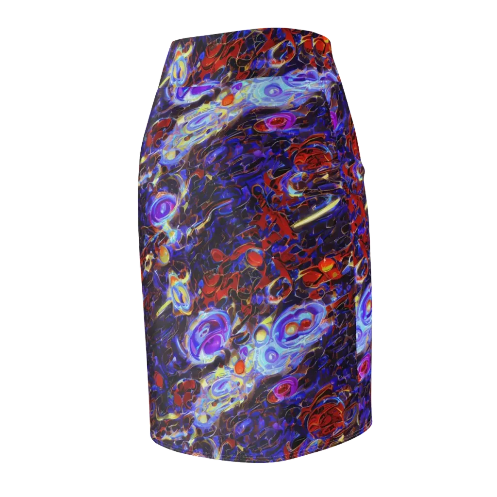 Stellar Molten on Pencil Skirt — Back Side