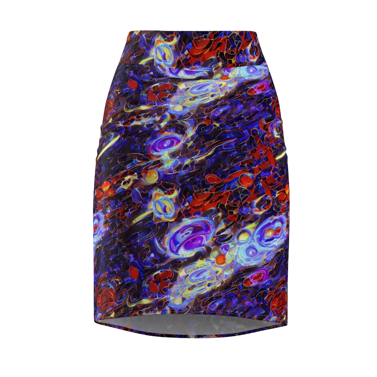 Stellar Molten on Pencil Skirt — Front