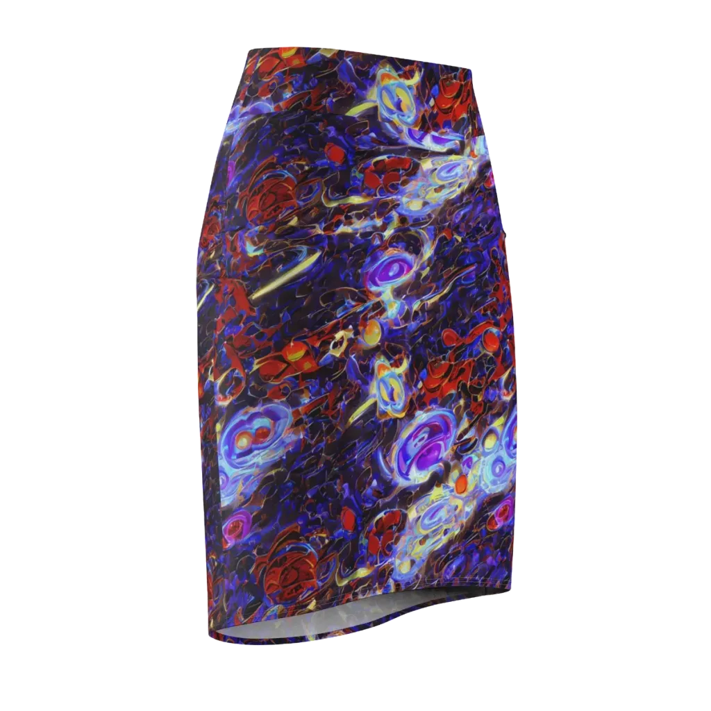Stellar Molten on Pencil Skirt — Front Side