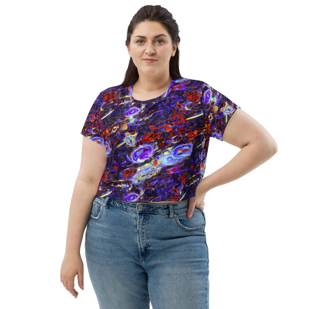 Stellar Molten on Crop Tee — Front