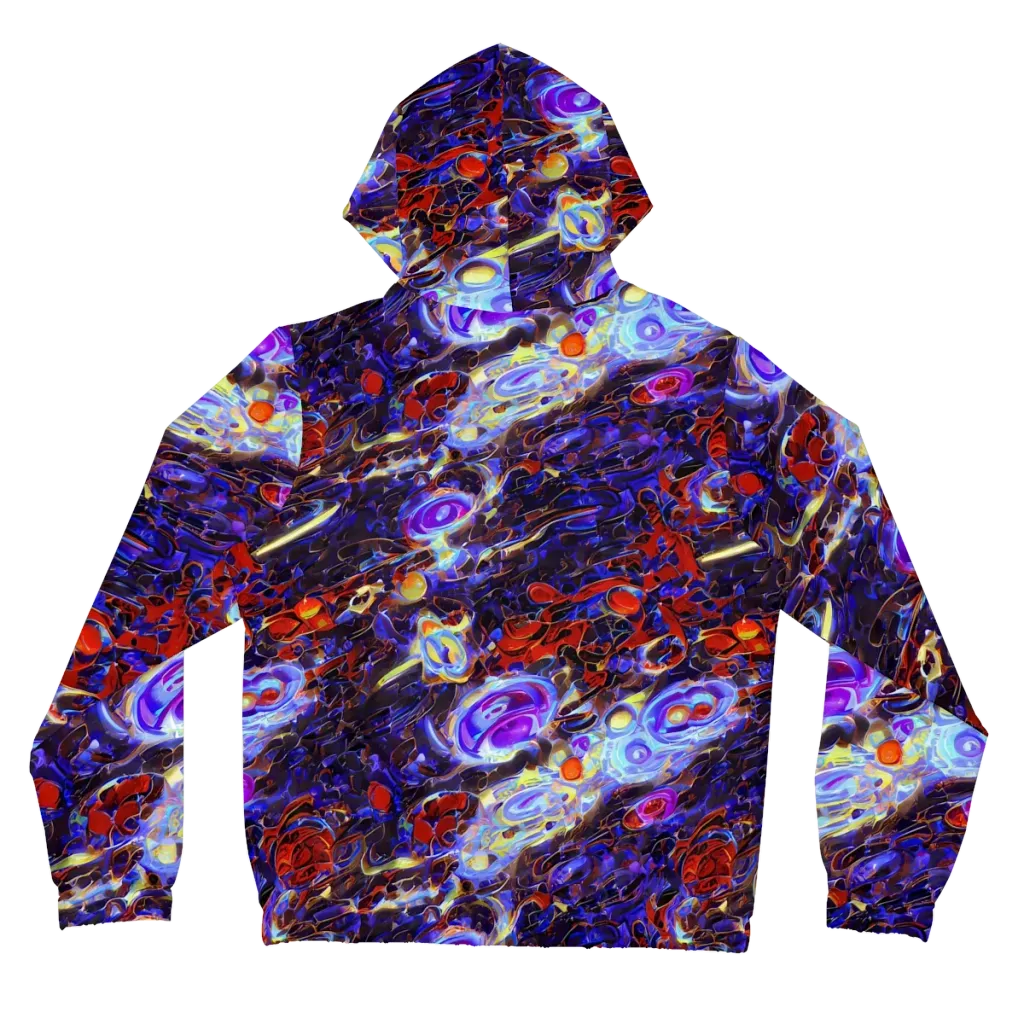 Stellar Molten on Women's Full-Zip Hoodie — Back