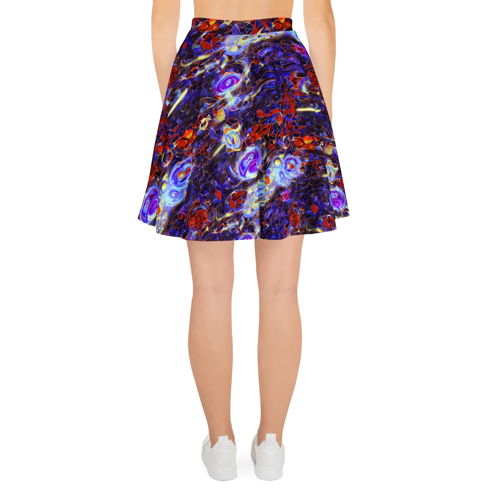 Stellar Molten on Skater Skirt — Back