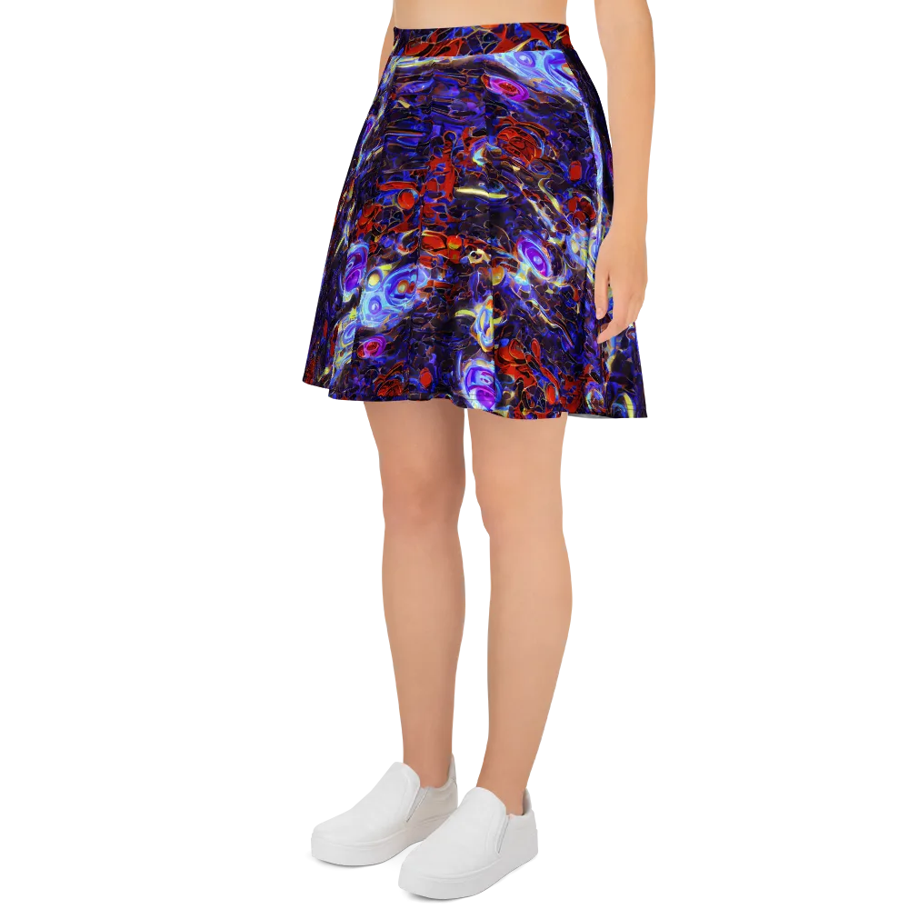 Stellar Molten on Skater Skirt — Left
