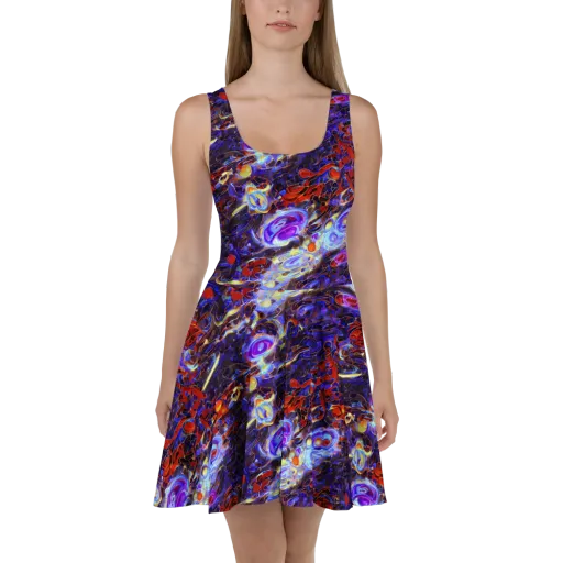 Stellar Molten on a Skater Dress