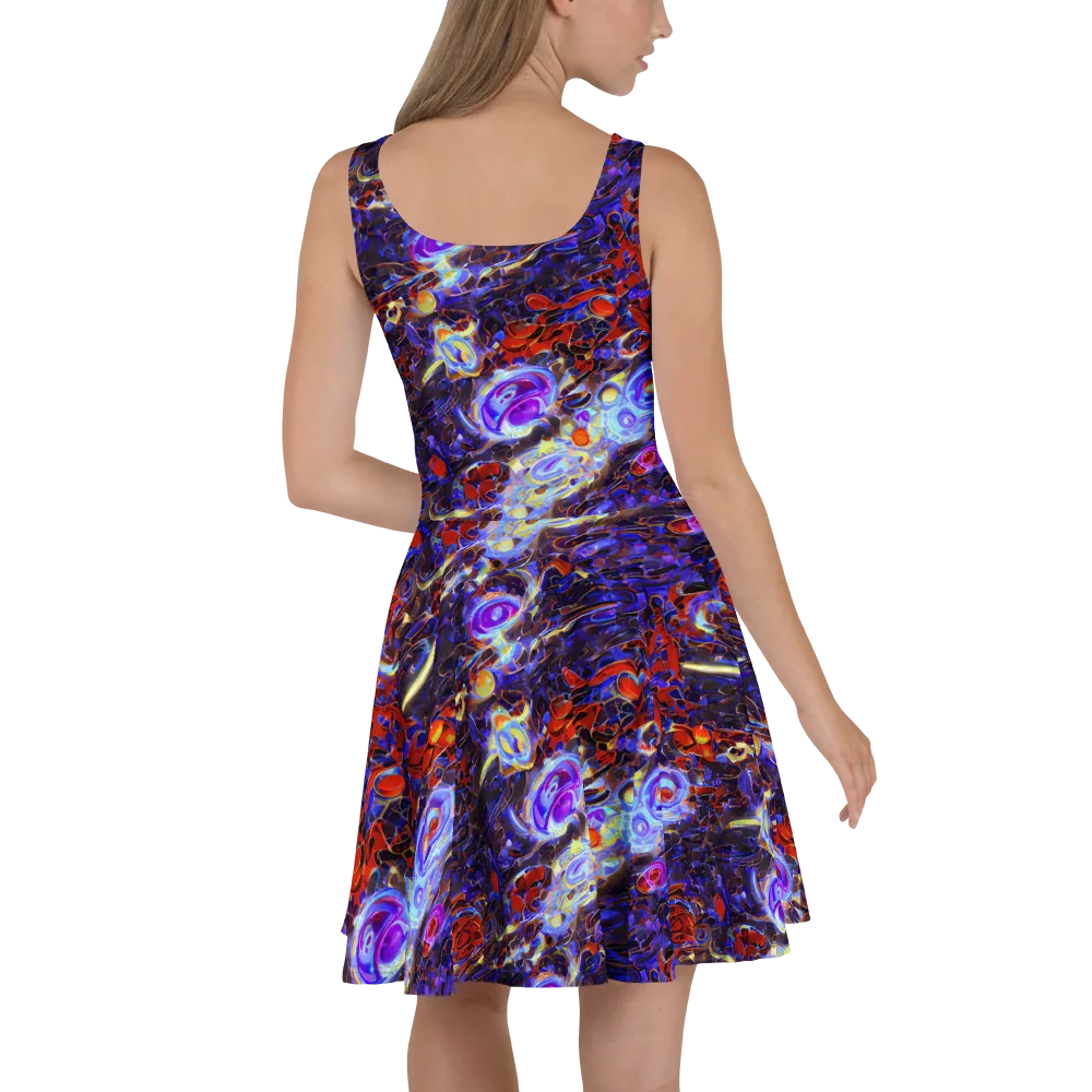 Stellar Molten on Skater Dress — Back