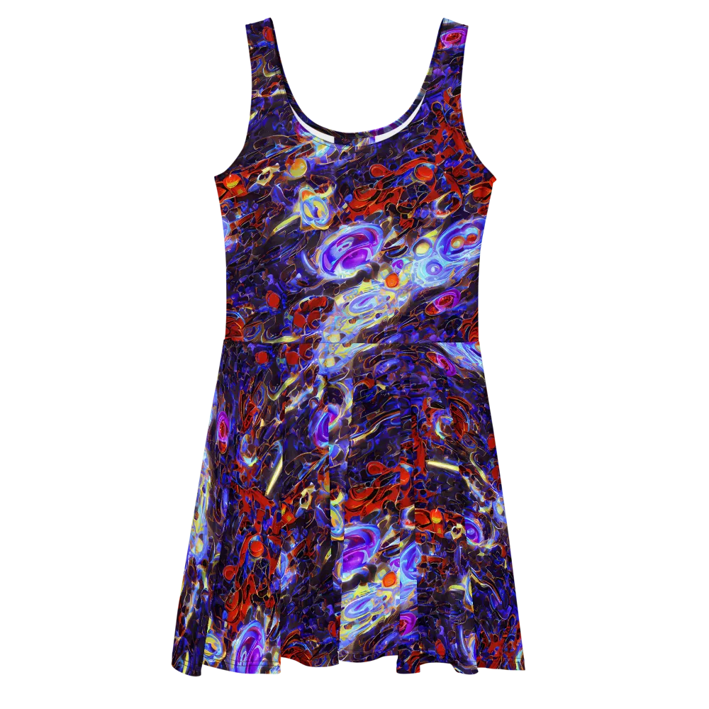 Stellar Molten on Skater Dress — Front